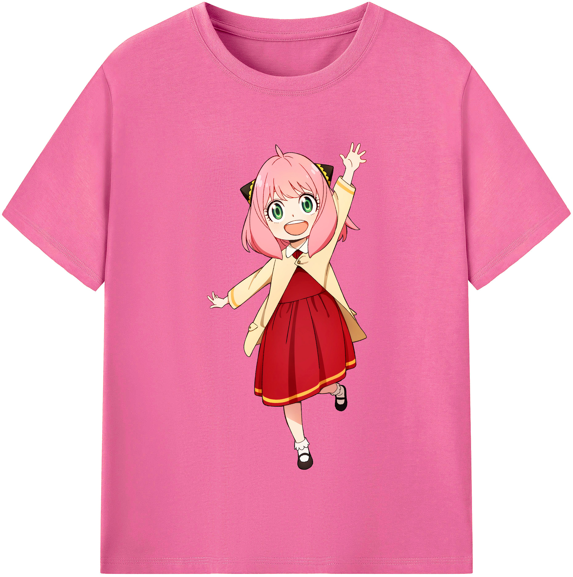 （画像用） SPY×FAMILY间谍家家酒 レディースカジュアルプリントTシャツ（綿100％）